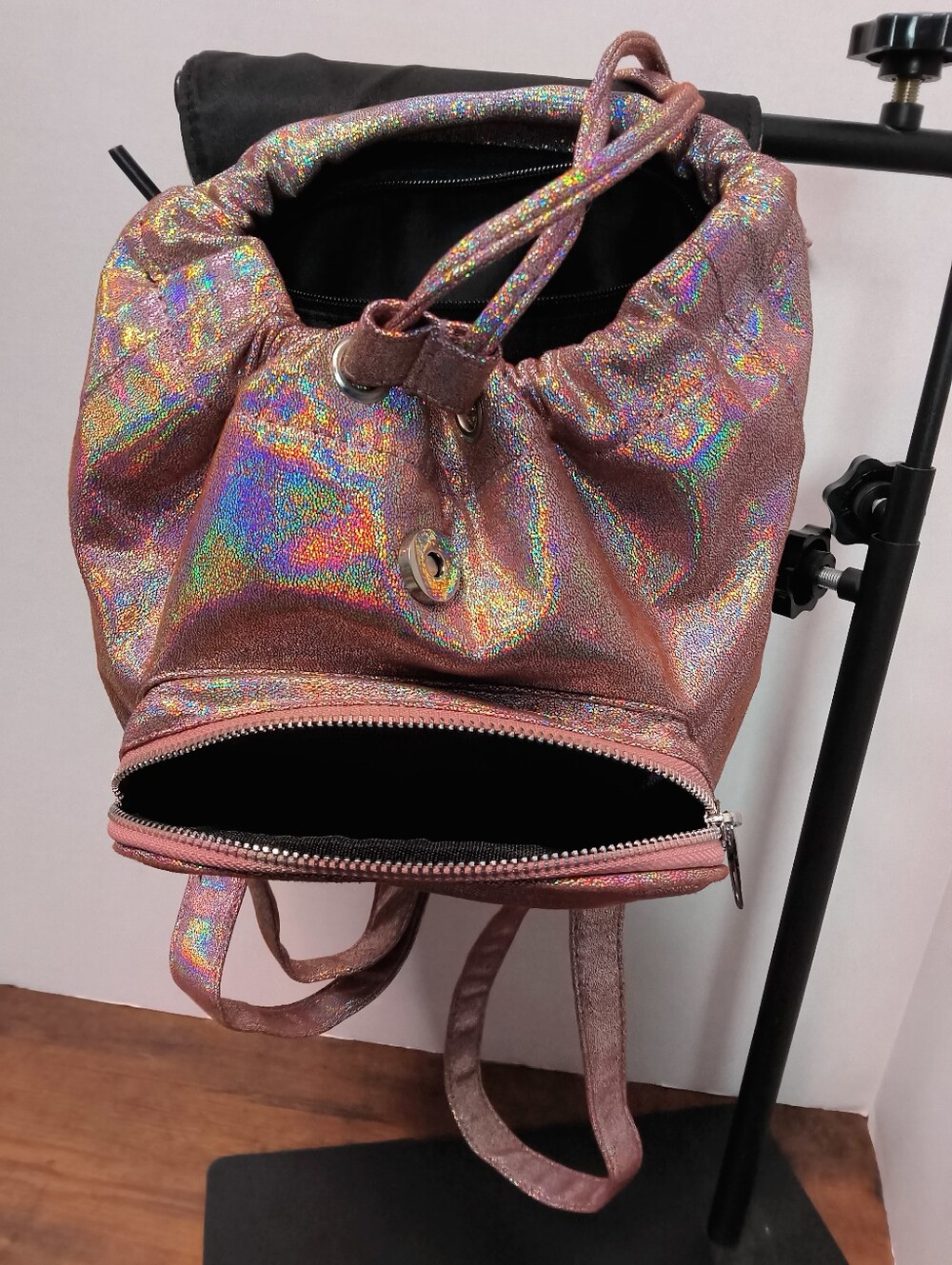 Wild Fable Pink Iridescent Mini Backpack - Picture 3 of 4